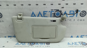 Козырек правый Ford Escape MK3 13-19 серый, с подсветкой, с крючком и заглушкой, под химчистку