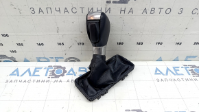 Ручка КПП с кожухом Ford Escape MK3 17-19 кожа черная, царапины, под химччистку