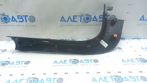 Ornament prag ușă dreapta față Ford Escape MK4 20-26 negru, zgârieturi, suport rupt