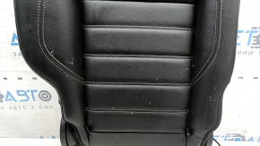Spatele rândului de scaune din spate, al doilea rând, dreapta, Ford Escape MK3 13-17, piele neagră, curățabil chimic