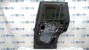 Ansamblu ușă spate dreapta BMW X3 G01 18-24 fumuriu, fără cheie, negru 668, zgârieturi pe ornamentele inferioare, denivelări