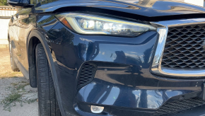 Фара передняя правая в сборе Infiniti QX50 19-22 LED, адаптив, под полировку, полез лак, желтит LED