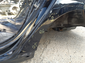 Aripă spate stânga Audi A5 F5 18-25 5D pe caroserie, neagră, după reparație 0.3-0.8