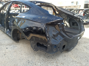 Aripă spate stânga Audi A5 F5 18-25 5D pe caroserie, neagră, după reparație 0.3-0.8