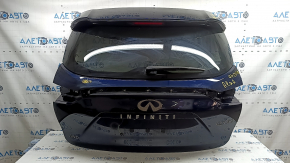 Portbagaj gol cu geam Infiniti QX50 19-25 albastru BW5, cu eleron, stop, trapez, chingă, ornamente inferioare