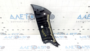 Ornament stâlp spate stânga Infiniti QX50 19-25 față, negru, cu mufă, zgârieturi