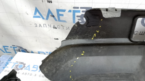 Margine bară spate Infiniti QX50 19-25 pentru senzorii de parcare, textură gri, uzată, crăpată, spartă