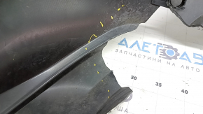 Margine bară spate Infiniti QX50 19-25 pentru senzorii de parcare, textură gri, uzată, crăpată, spartă