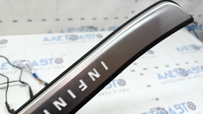 Prag exterior ușă dreapta față Infiniti QX50 19-23 cromat cu iluminare din spate, zgârieturi