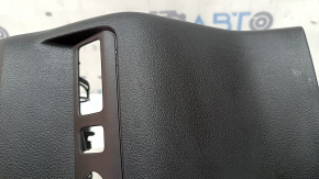 Ornamente consolă centrală spate Infiniti QX50 19-21 negre cu crom, cu deflector, zgârieturi