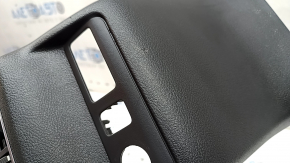 Ornamente consolă centrală spate Infiniti QX50 19-21 negre cu crom, cu deflector, zgârieturi