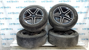 Set jante R20 x 8.5J ET35 Mercedes W167 GLE 20-26 cu anvelope de iarnă 275/50, cu capace fără embleme