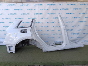 Aripă spate dreapta Audi Q7 16-26 tăiată cu montant central, alb