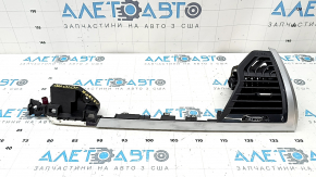 Deflector conductă de aer panou frontal dreapta BMW X3 G01 18-21 negru cu crom, cu iluminare din spate, spate