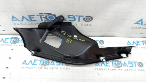 Ornament prag interior stânga spate BMW X3 G01 18-24 negru, uzat