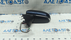 Зеркало боковое левое в сборе Toyota Camry v70 18-24 7 пинов, поворотник, BSM, синее