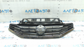 Решетка радиатора grill Nissan Versa Note 14-16 дорест без камеры
