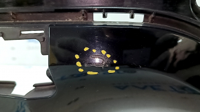 Bara spate nefinisată BMW X3 G01 18-21 X-Line pentru senzori de parcare, fără bara de remorcare, neagră, zgârieturi, îndoitură