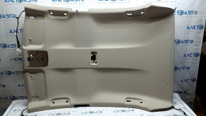 Обшивка потолка Toyota Camry v70 18-24 бежевая без люка, L/LE/SE, под химчистку, заломы