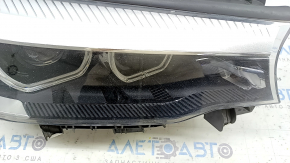 Фара передняя правая в сборе BMW 5 G30 17-20 LED Corona Rings S524A с креплением, под полировку, не работает DRL