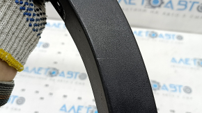 Ornament arc aripă față stânga BMW X3 G01 18-24 structură, zgârieturi, suport rupt