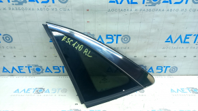 Lunetă stânga spate, geam orb, Ford Escape MK4 20-26, cromat + negru mat, garnitură ruptă