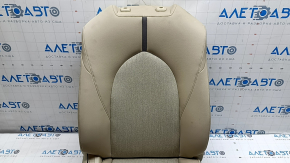 Сиденье пассажирское Toyota Camry v70 20-24 с airbag, механическое, с подогревом, ткань бежевая, серая вставка, серая строчка, под химчистку, ржавчина на каркасе