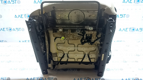 Сиденье пассажирское Toyota Camry v70 20-24 с airbag, механическое, с подогревом, ткань бежевая, серая вставка, серая строчка, под химчистку, ржавчина на каркасе