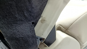 Сиденье пассажирское Toyota Camry v70 20-24 с airbag, механическое, с подогревом, ткань бежевая, серая вставка, серая строчка, под химчистку, ржавчина на каркасе