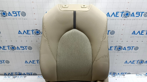Scaun șofer pentru Toyota Camry v70 20-24 cu airbag, electric, încălzit, material textil bej, inserție gri, cusături gri, curățabil chimic, zgârieturi, abraziune, rugină pe cadru