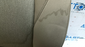 Scaun șofer pentru Toyota Camry v70 20-24 cu airbag, electric, încălzit, material textil bej, inserție gri, cusături gri, curățabil chimic, zgârieturi, abraziune, rugină pe cadru