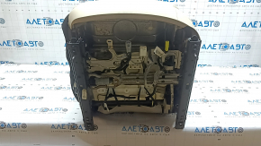 Scaun șofer pentru Toyota Camry v70 20-24 cu airbag, electric, încălzit, material textil bej, inserție gri, cusături gri, curățabil chimic, zgârieturi, abraziune, rugină pe cadru