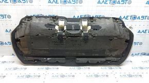 Подушка заднего ряда сидений Toyota Camry v70 20-24 ткань бежевая, серая вставка, серая строчка, под химчистку, примятости, потертость