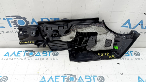 Накладка арки правая BMW X3 G01 18-24 черная, под ремень, 2 части, царапина