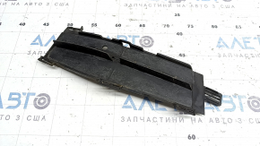 Introduceți grila inferioară bara față stânga BMW 5 G30 17-20 structură, suport crăpat