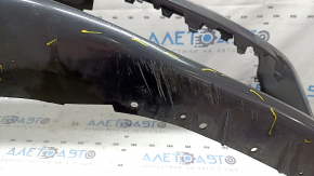 Bara față neaderentă BMW 5 G30 17-20 pentru senzori de parcare și PMA, fără mufă cârlig de remorcare, grafit, zgârieturi
