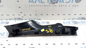 Ornament prag interior spate dreapta BMW 5 G30 17-23 negru, zgârieturi