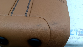 Spătar banchetă spate dreapta BMW 5 G30 17-23 piele Dakota, maro deschis lcro coniac, linie Sport, curățabil chimic