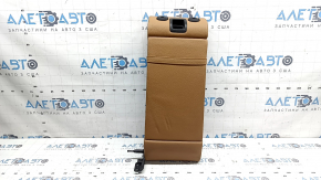 Spătar banchetă spate central BMW 5 G30 17-23 piele Dakota, maro deschis lcro coniac, linie Sport, cu cotieră