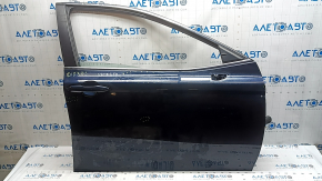Ansamblu ușă dreapta față Toyota Camry v70 18-24 fără cheie, albastru 221, lovituri pe crom, zgârieturi, fragment de garnitură lipsă