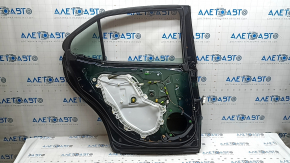 Ansamblu ușă spate stânga Toyota Camry v70 18-24 albastru 221, zgârietură, denivelare pe crom, zgârietură pe crom