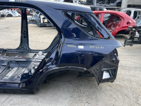 Aripă spate stânga Mercedes W167 GLE 20-26 pe caroserie, albastră