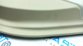 Ornamente ușă, placă spate dreapta, Toyota Camry v70 18-23, bej cu inserție din plastic gri, cotieră din cauciuc gri, ornament cromat, zgârieturi