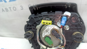 Подушка безопасности airbag в руль водительская BMW 5 G30 17-23 черная, кожа, царапины на эмблеме, под химчистку