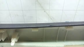 Ornament ușă, placă stânga față, Toyota Camry v70 18-23, bej cu inserție din plastic gri, cotiera din cauciuc, ornament cromat, zgârieturi, urme de zgârieturi