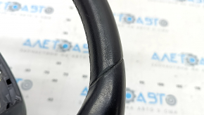 Volan nefinisat BMW X3 G01 18-24, piele, negru, fără încălzire, cu padele, uzat, necesită curățare