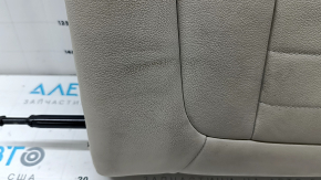 Спинка заднего ряда 2 ряд левая BMW X3 G01 18-21 кожа бежевая OYSTER, с ремнем, царапины на пластике, вмятины, под химчистку