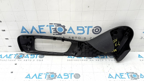 Ornamente scaun pasager, lateral dreapta BMW X3 G01 18-19, negru, 2 piese, zgârieturi