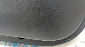 Ornament ușă, placă portieră stânga spate, BMW X3 G01 18-24, negru, inserție și cotieră, piele bej OYSTER, mulaj sub lemn, stejar închis Perlglanz cromat, cu mâner, fără capac mâner, necesită curățare, lovituri, zgârieturi