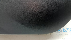 Ornament ușă, placă portieră stânga față, BMW X3 G01 18-21, neagră, inserție și cotieră, piele bej OYSTER, mulaj sub lemn, stejar închis Perlglanz cromat, cu mâner, sub memorie, mâner crăpat, zgârieturi, aer sub lac